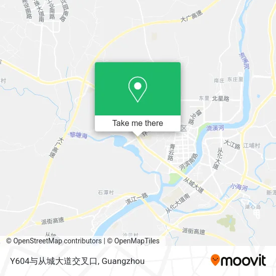 Y604与从城大道交叉口 map