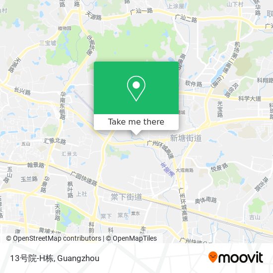 13号院-H栋 map