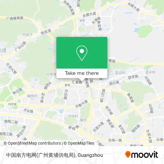 中国南方电网(广州黄埔供电局) map