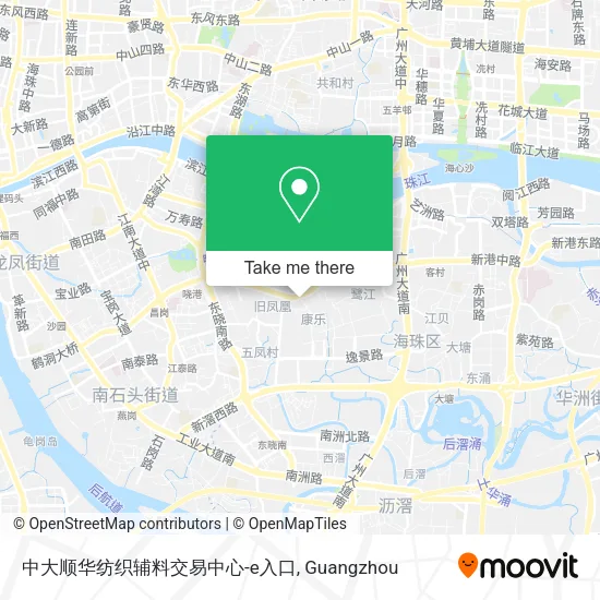 中大顺华纺织辅料交易中心-e入口 map