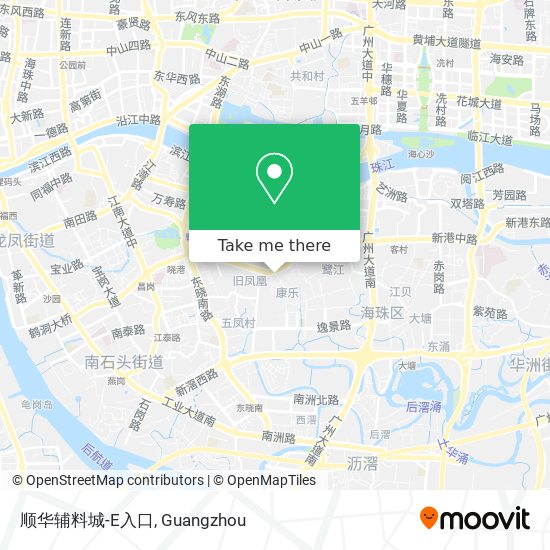顺华辅料城-E入口 map