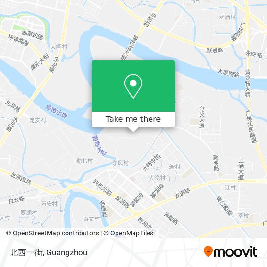 北西一街 map