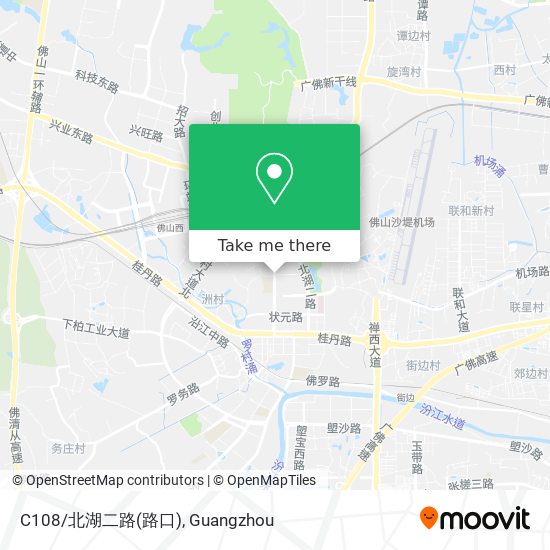 C108/北湖二路(路口) map