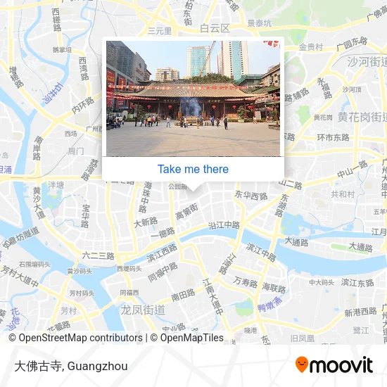 大佛古寺 map