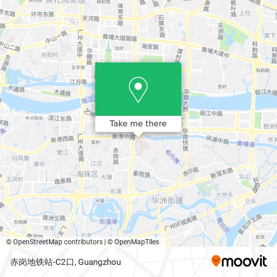 赤岗地铁站-C2口 map