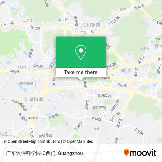 广东软件科学园-C西门 map