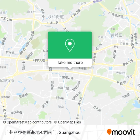广州科技创新基地-C西南门 map