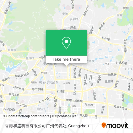 香港和盛科技有限公司广州代表处 map