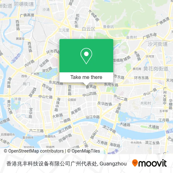香港兆丰科技设备有限公司广州代表处 map