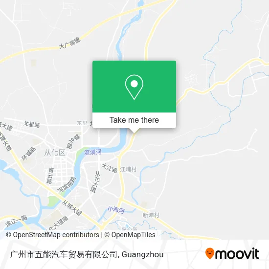 广州市五能汽车贸易有限公司 map
