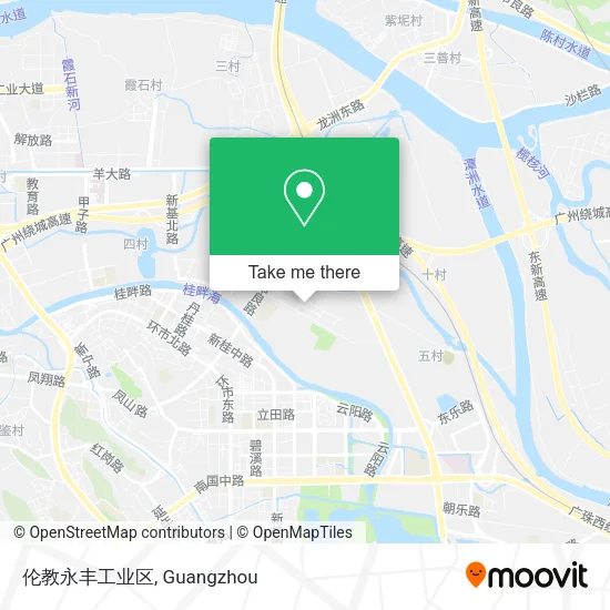 伦教永丰工业区 map