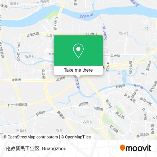 伦教新民工业区 map