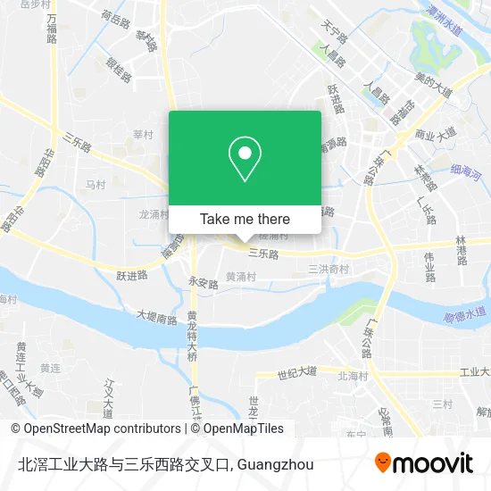 北滘工业大路与三乐西路交叉口 map