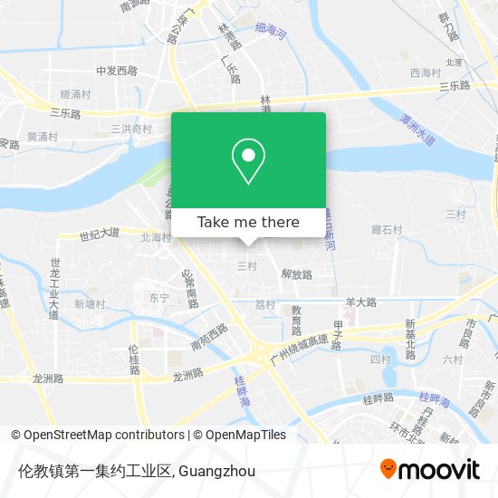 伦教镇第一集约工业区 map