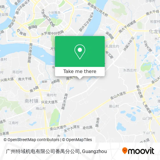 广州特域机电有限公司番禺分公司 map
