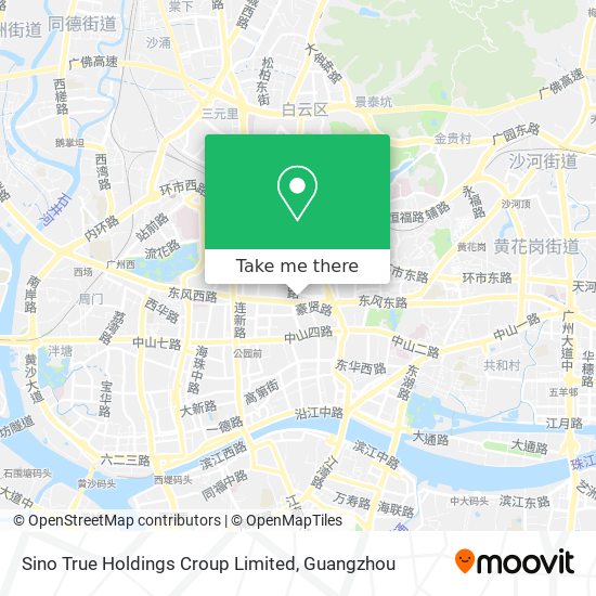 Sino True Holdings Croup Limited map