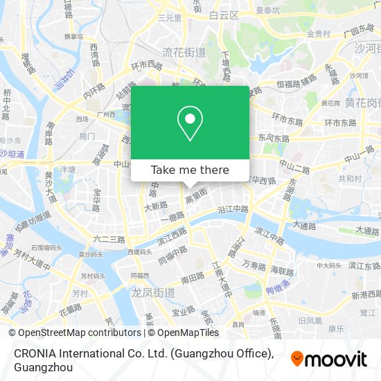 CRONIA International Co. Ltd. (Guangzhou Office) map