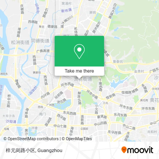 梓元岗路小区 map