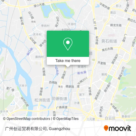 广州创运贸易有限公司 map
