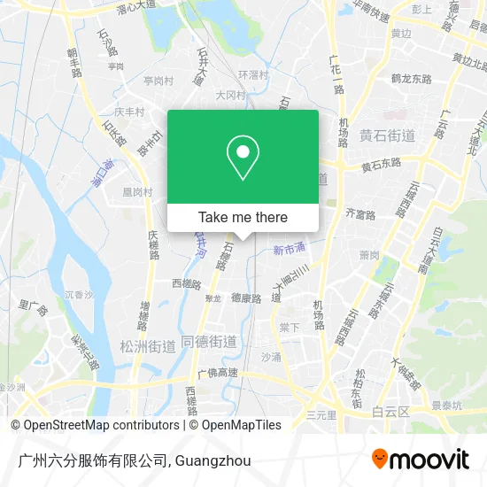 广州六分服饰有限公司 map