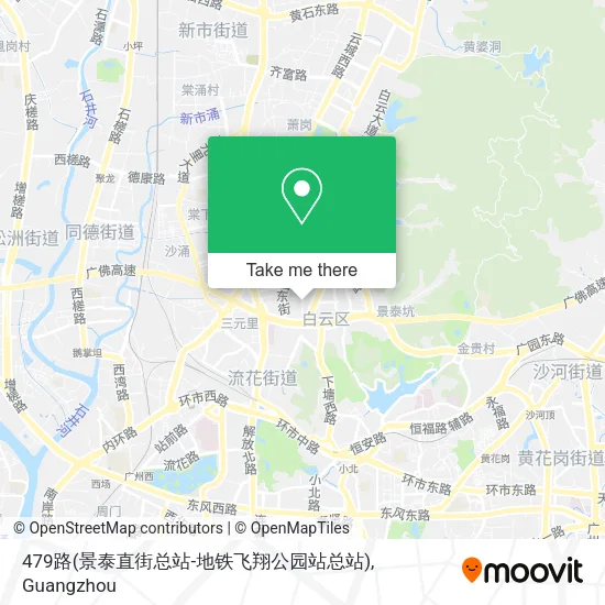 479路(景泰直街总站-地铁飞翔公园站总站) map