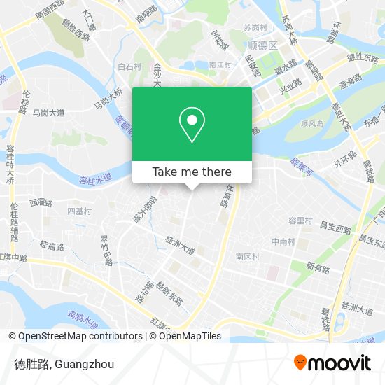 德胜路 map