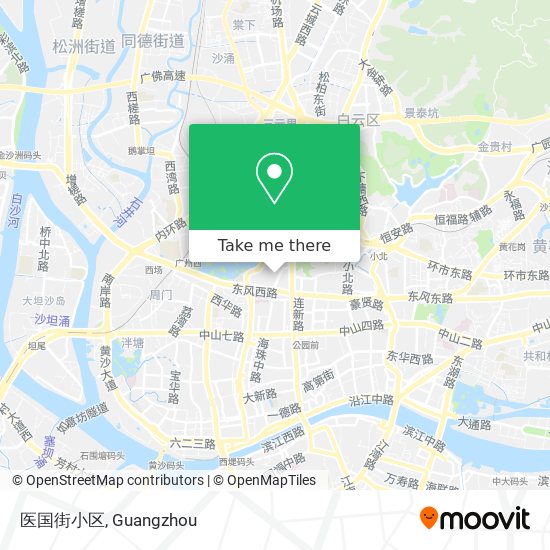 医国街小区 map