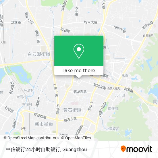 中信银行24小时自助银行 map