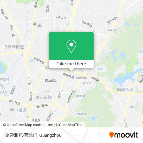 金碧雅苑-西北门 map