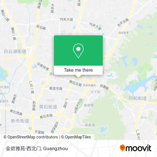 金碧雅苑-西北门 map