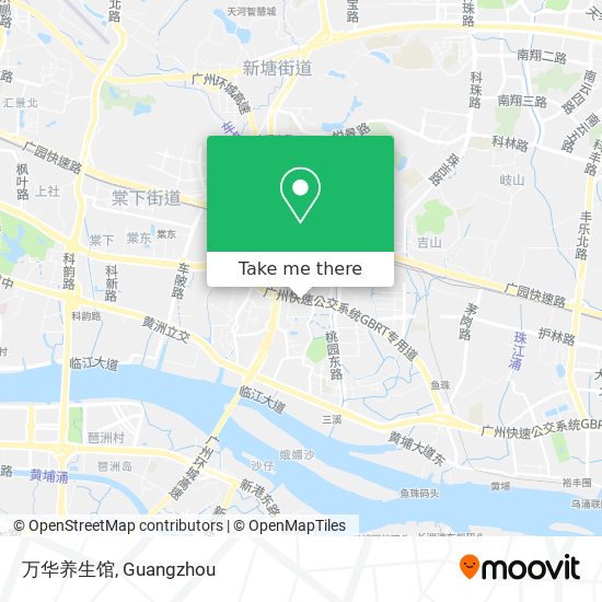 万华养生馆 map