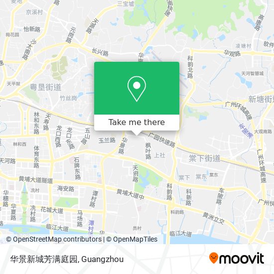 华景新城芳满庭园 map