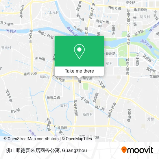 佛山顺德喜来居商务公寓 map