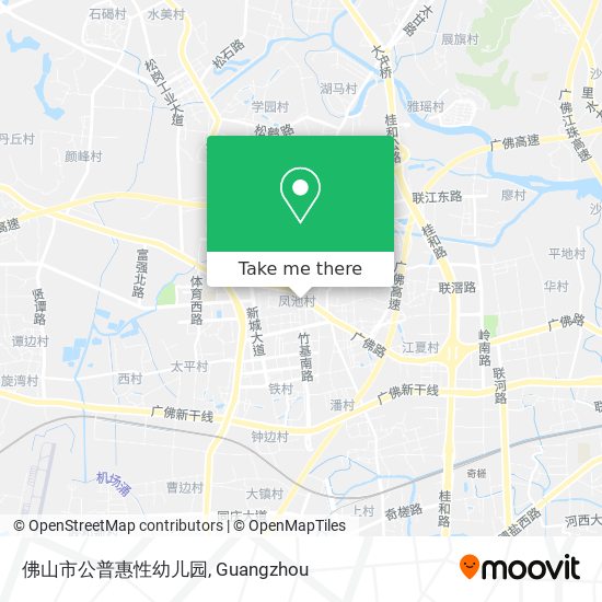 佛山市公普惠性幼儿园 map