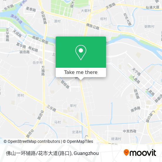 佛山一环辅路/花市大道(路口) map