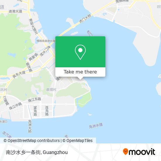 南沙水乡一条街 map