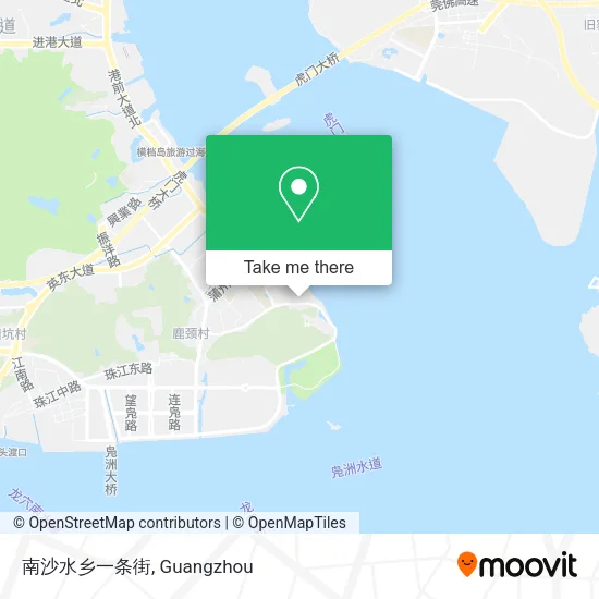 南沙水乡一条街 map