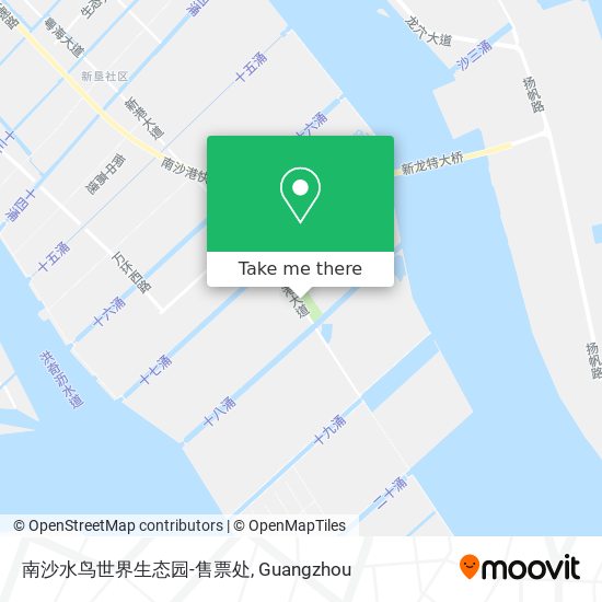 南沙水鸟世界生态园-售票处 map