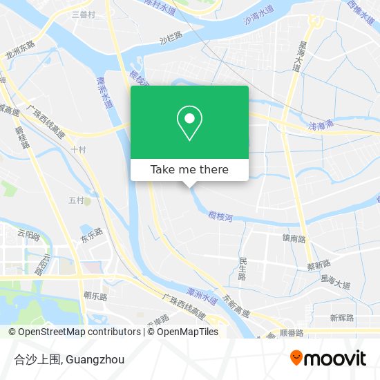 合沙上围 map