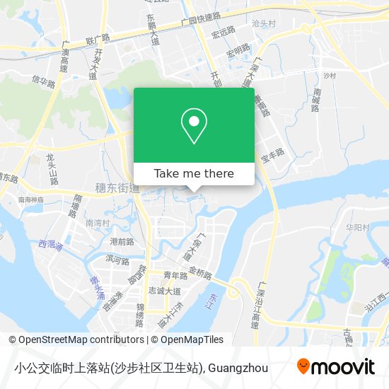 小公交临时上落站(沙步社区卫生站) map