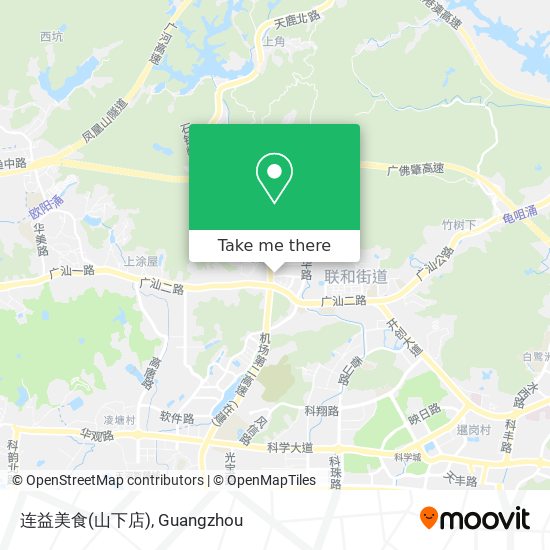 连益美食(山下店) map