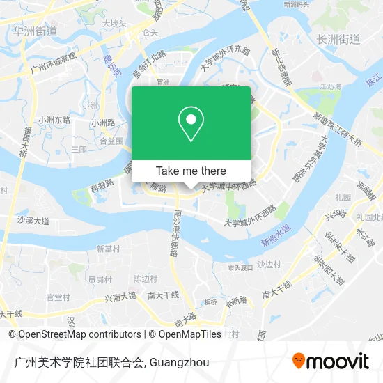 广州美术学院社团联合会 map