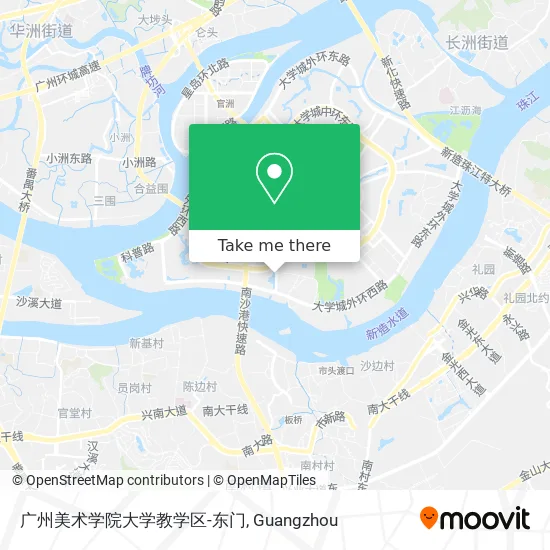 广州美术学院大学教学区-东门 map