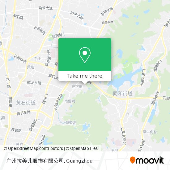 广州拉美儿服饰有限公司 map