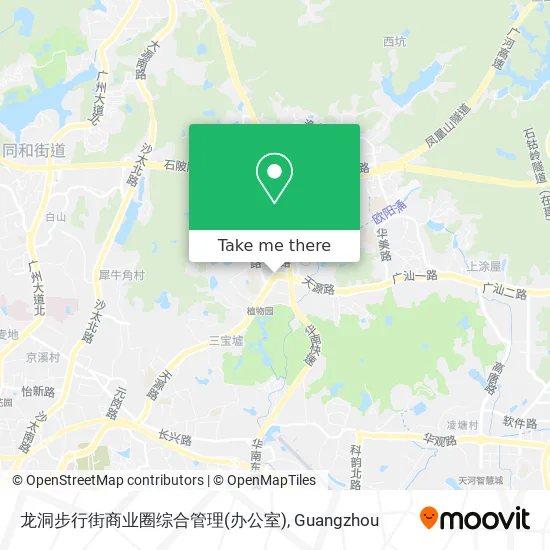 龙洞步行街商业圈综合管理(办公室) map