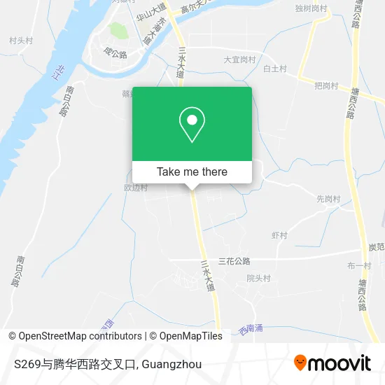 S269与腾华西路交叉口 map
