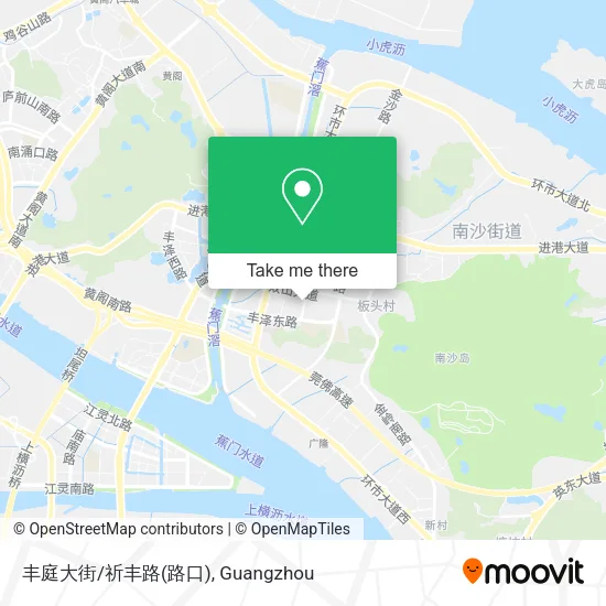 丰庭大街/祈丰路(路口) map