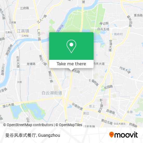 曼谷风泰式餐厅 map