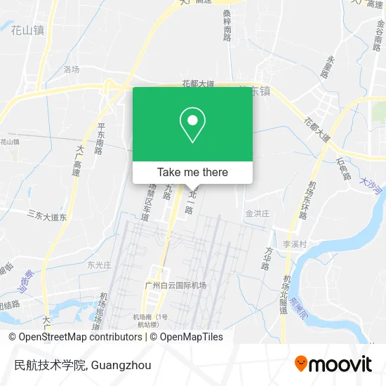 民航技术学院 map
