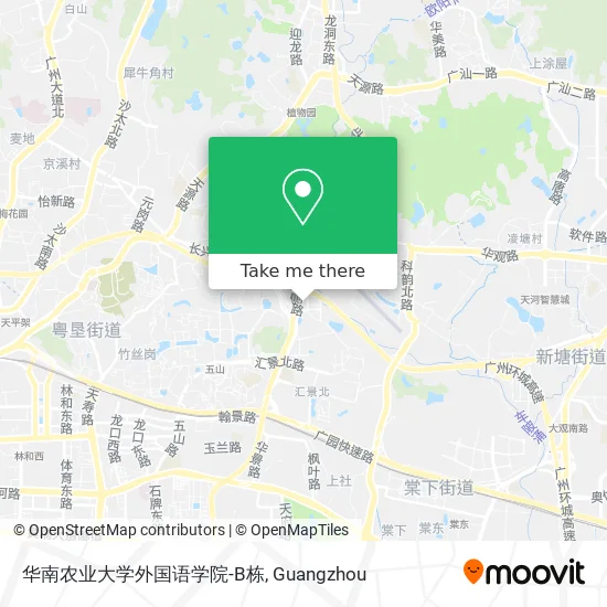 华南农业大学外国语学院-B栋 map